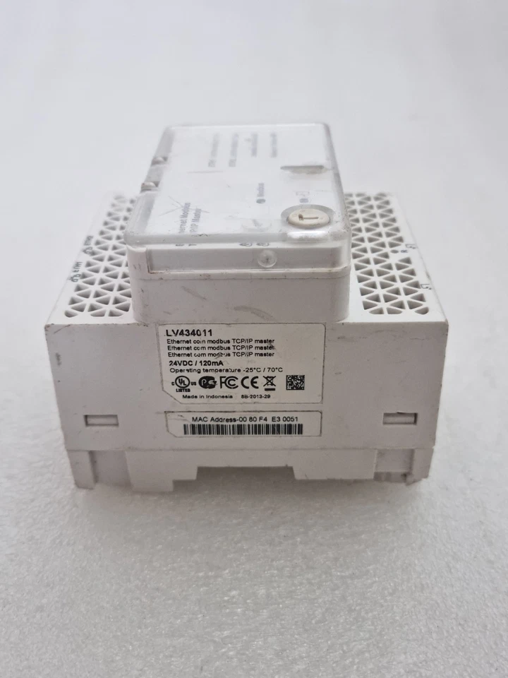 SCHNEIDER ELECTRIC LV434011 ETHERNET COM MODBUS TCP/IP MASTER 24VDC LV434011